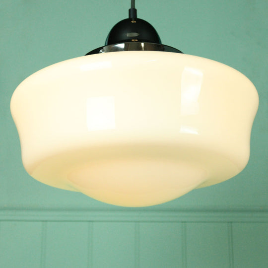 School House Glass Pendant
