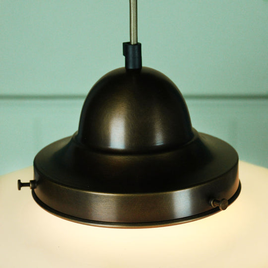 School House Glass Pendant