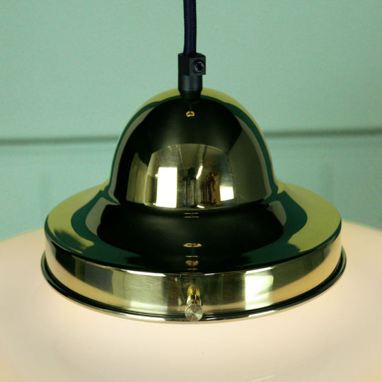 School House Glass Pendant