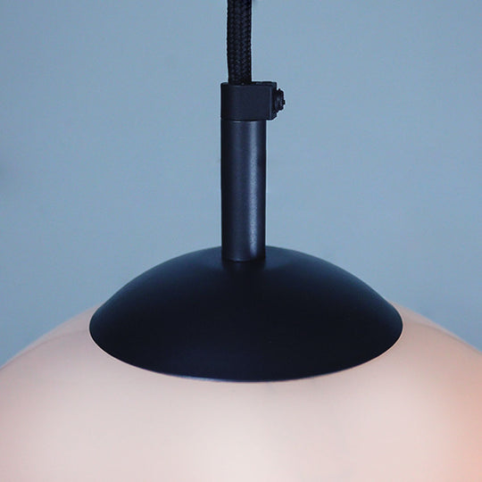 Opaline Shade Pendant Set - Medium