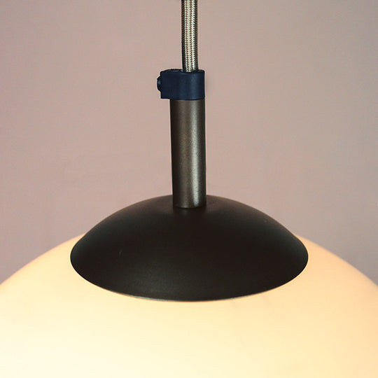 Opaline Shade Pendant Set - Small