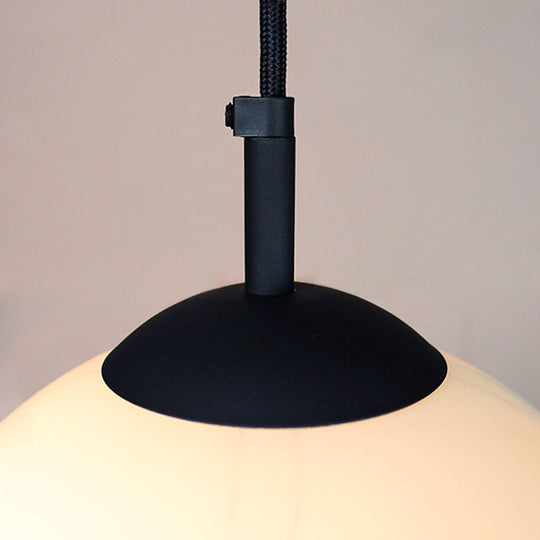 Opaline Shade Pendant Set - Small