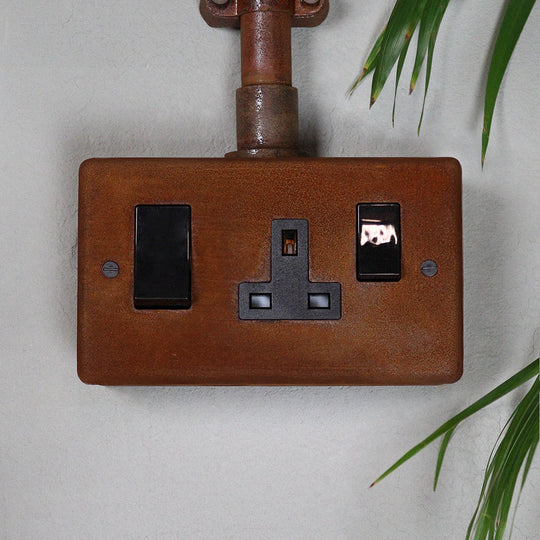 Rusted 45A Cooker Switch with Socket