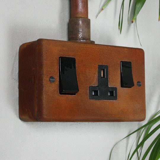 Rusted 45A Cooker Switch with Socket