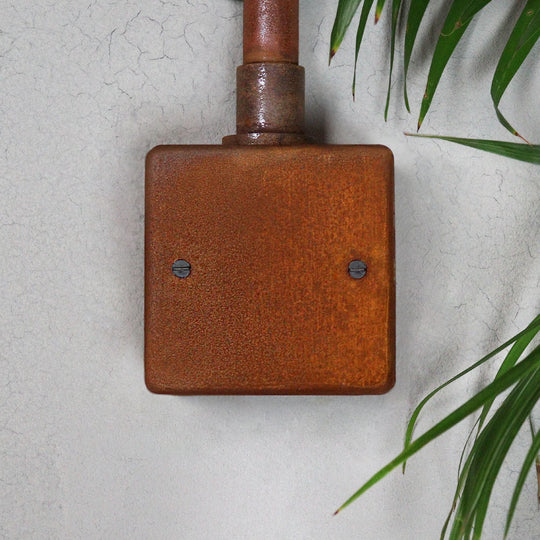 Rusted Single Blank Plate