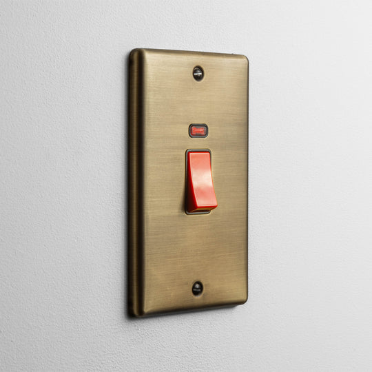 Antique Brass 45amp Switch