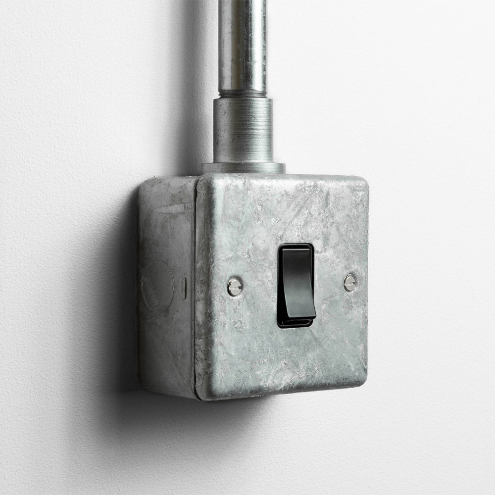 Galvanised 1 Gang 2 Way Switch