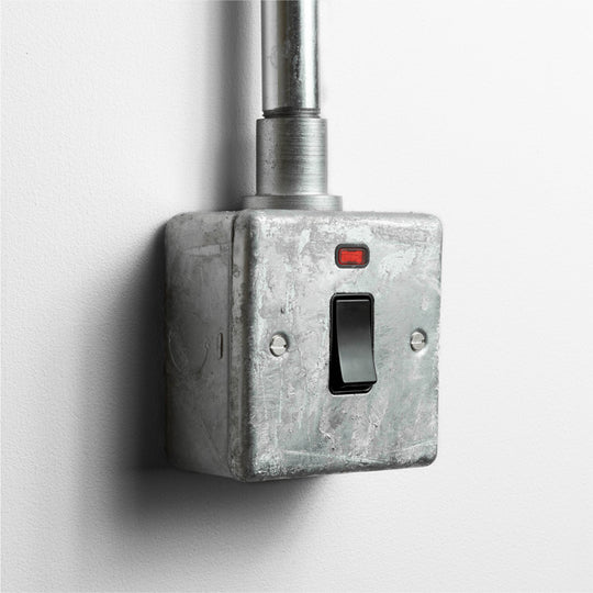 Galvanised 20A Double Pole Switch