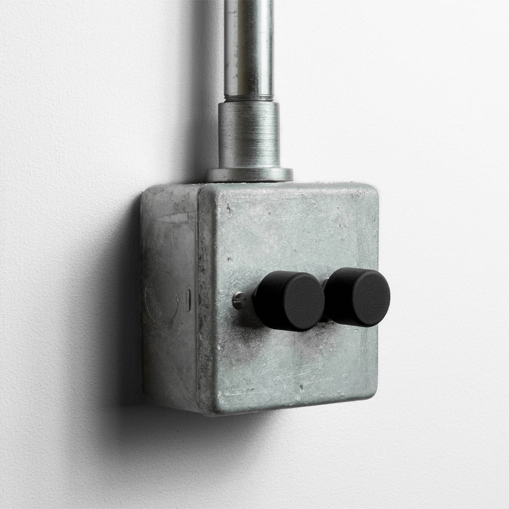 Galvanised 2 Gang 2 Way Dimmer Switch