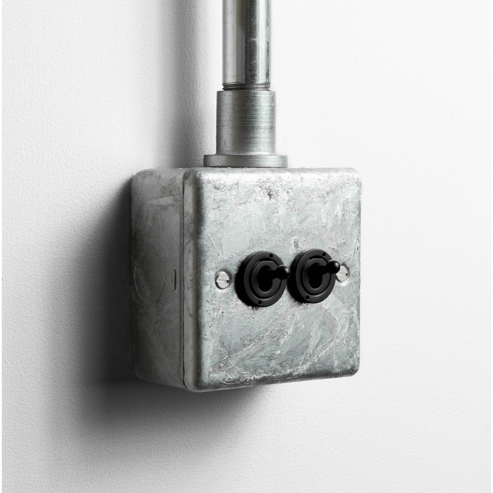 Galvanised 2 Gang Intermediate Toggle Switch