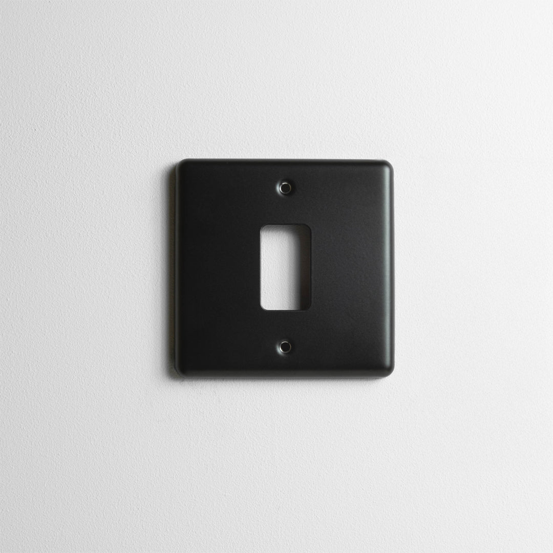 Matt Black Grid Plate
