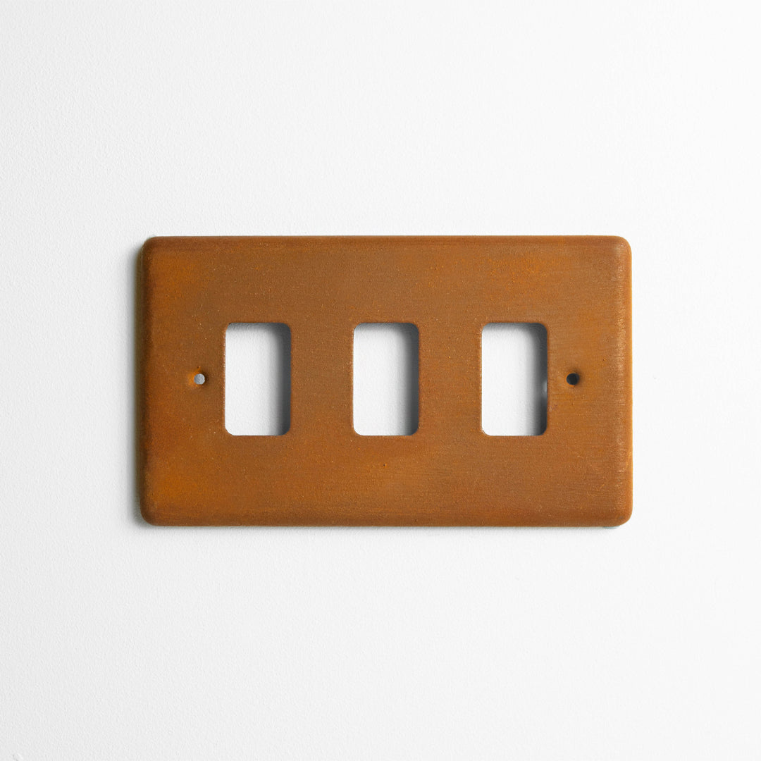 Rust Grid Plate
