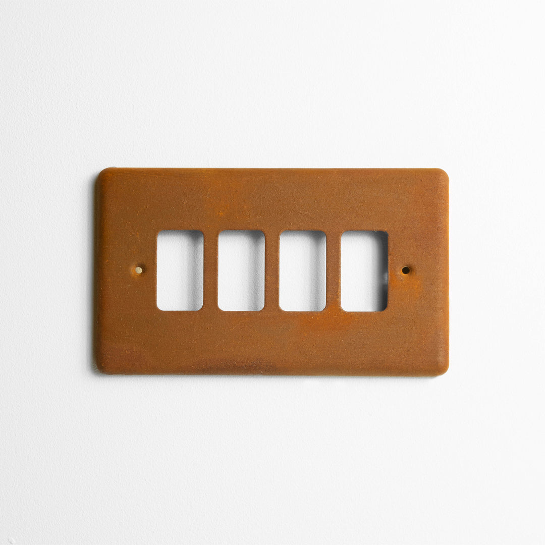 Rust Grid Plate