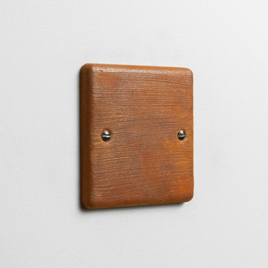 Rusted Single Blank Plate