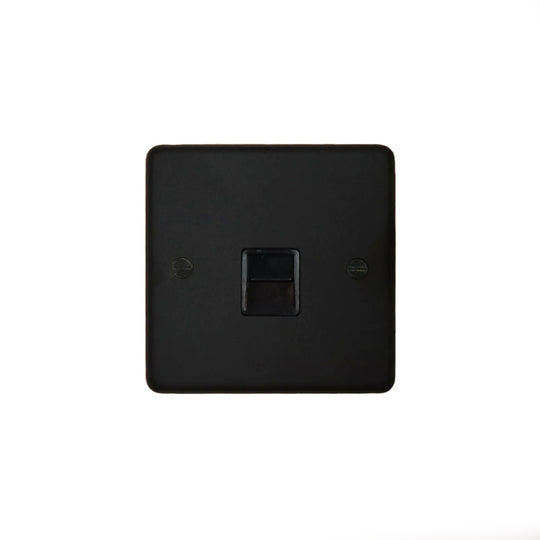 Textured Black Secondary Telephone Socket