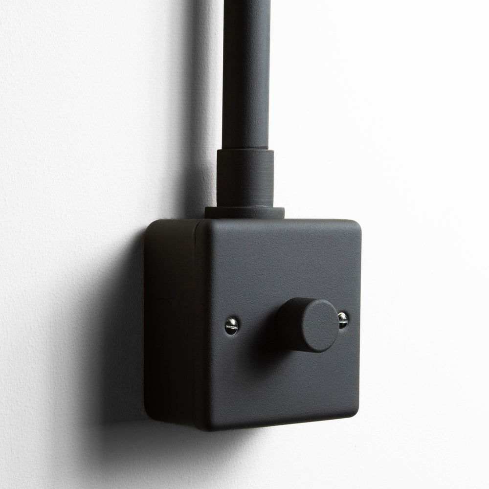 Textured Black 1 Gang 2 Way Dimmer Switch