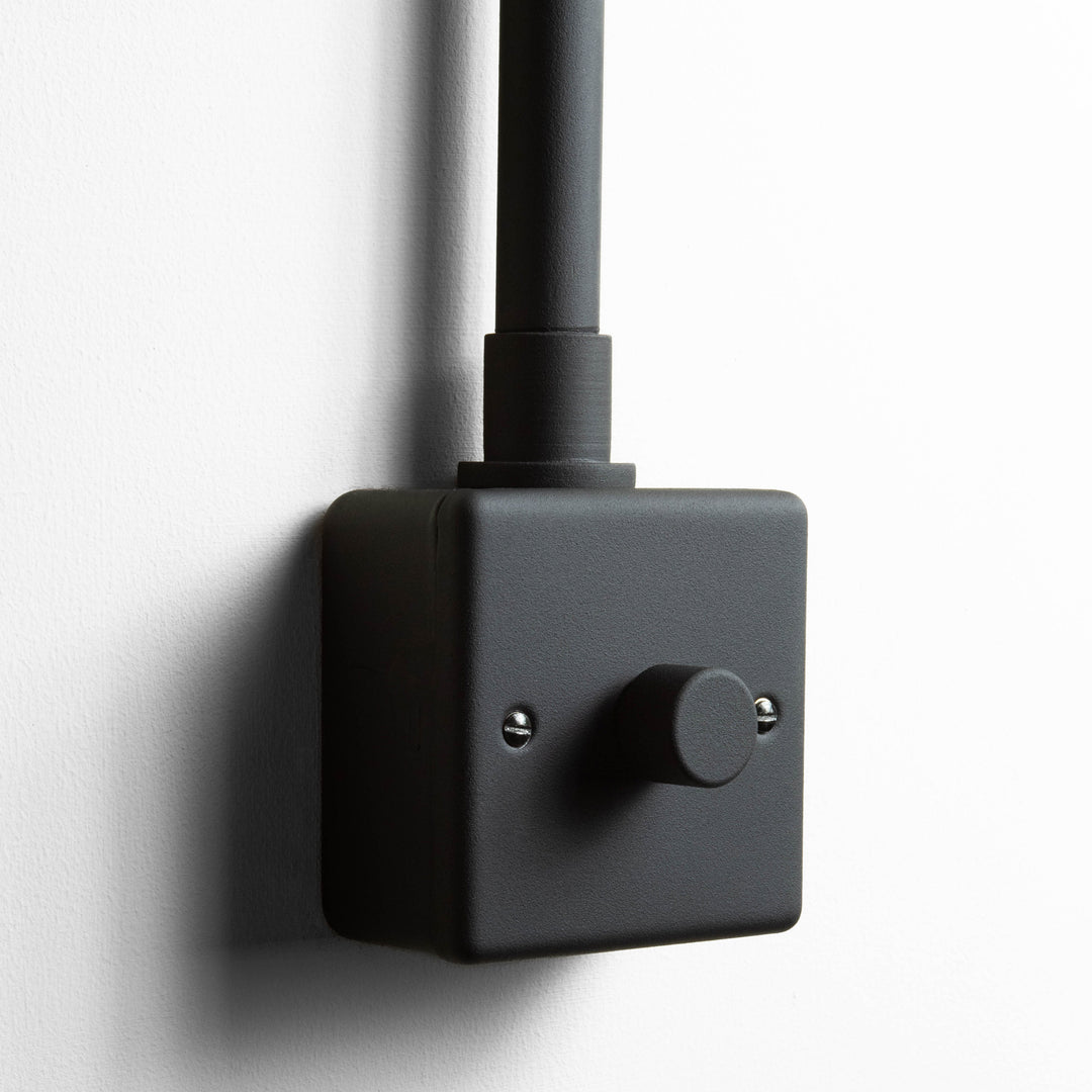 Textured Black 1 Gang 2 Way Dimmer Switch