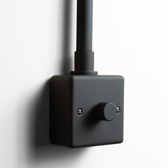 Textured Black 1 Gang 2 Way Dimmer Switch