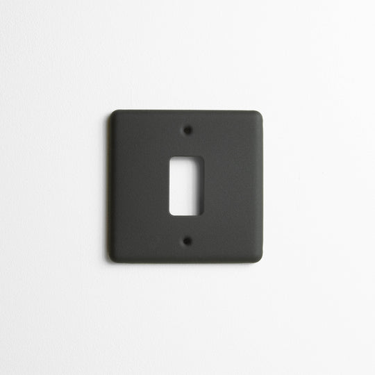 Textured Black Grid Plate