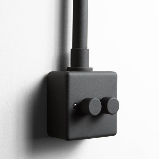 Textured Black 2 Gang 2 Way Dimmer Switch