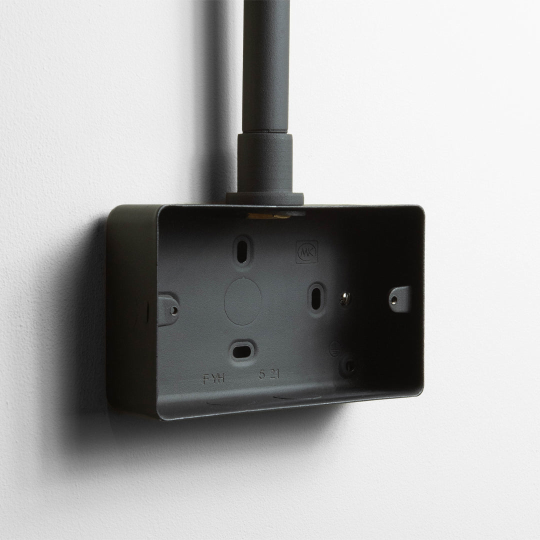 Textured Black Double Back Box