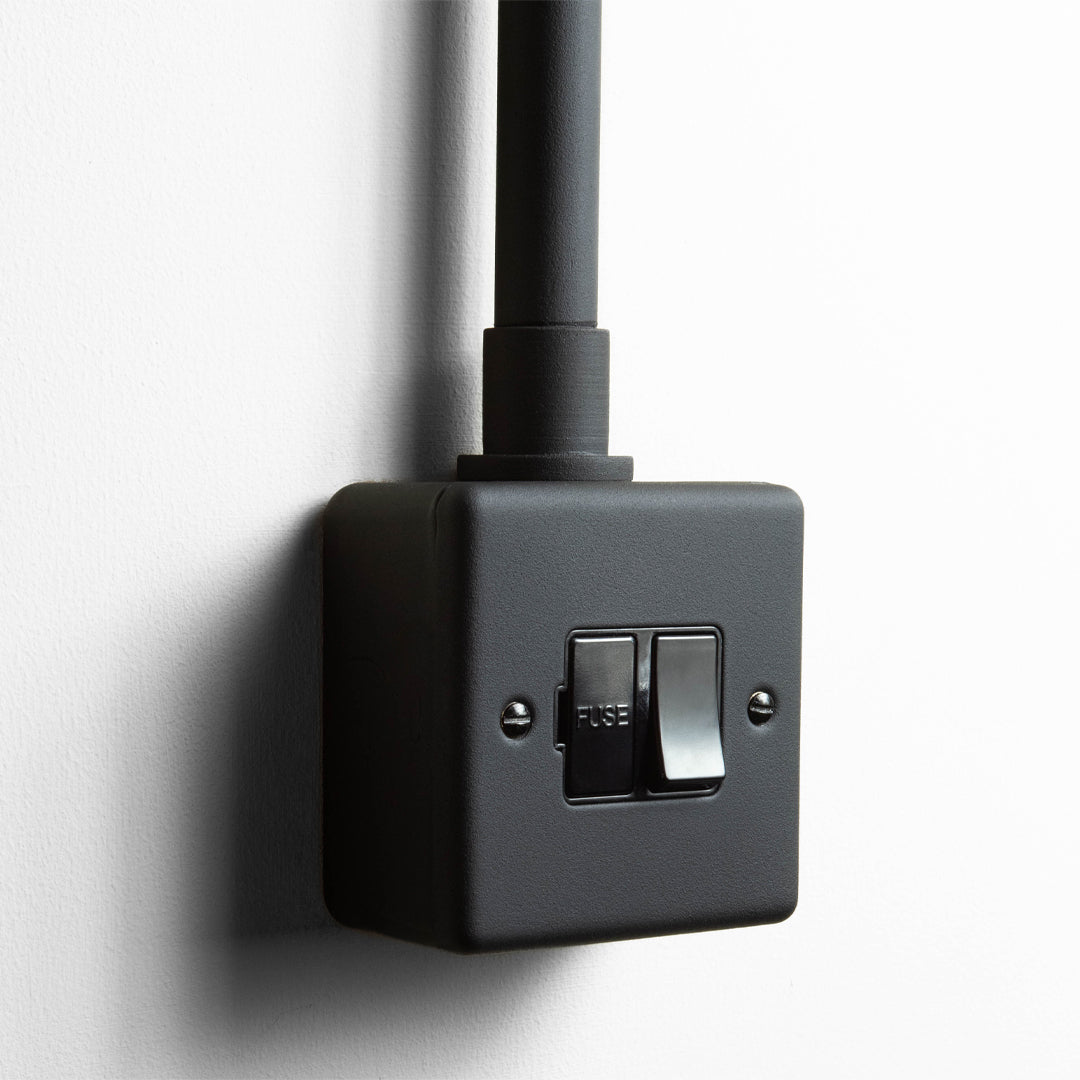 Textured Black Switched Fused Connection Switch