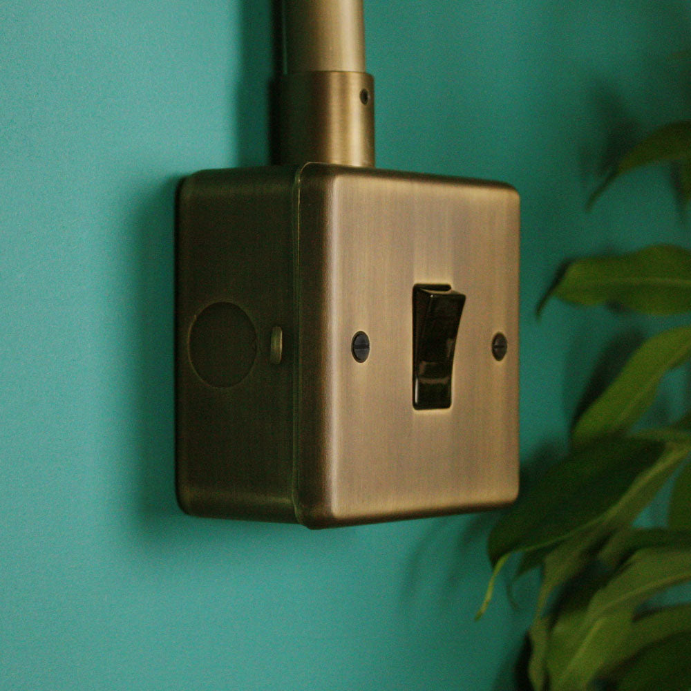 Antique Brass 1 Gang Intermediate Switch