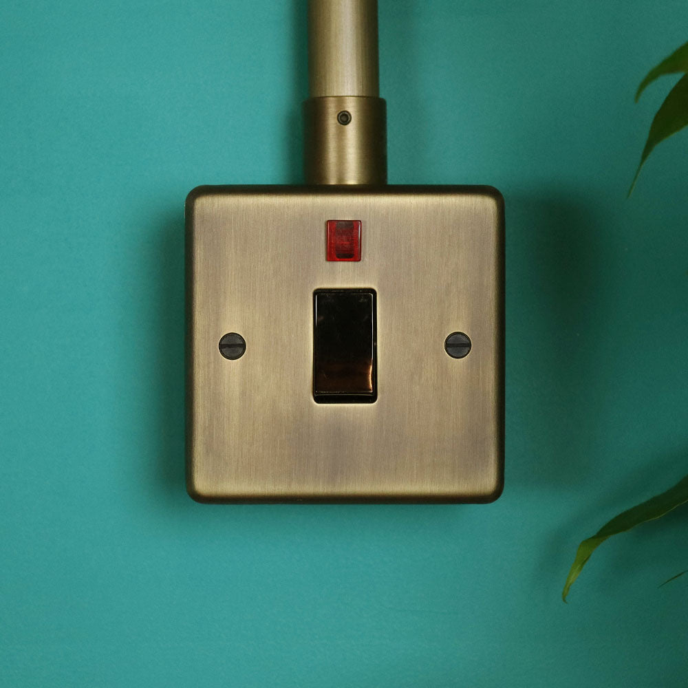 Antique Brass 20A Double Pole Switch