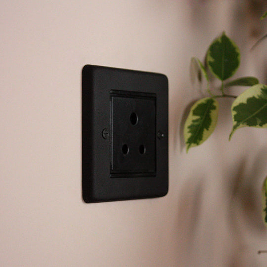 Textured Black 5A Socket