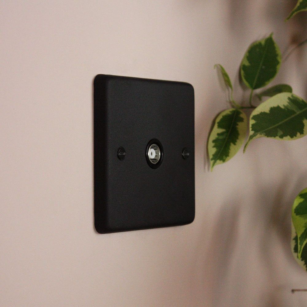 Textured Black Aerial Socket