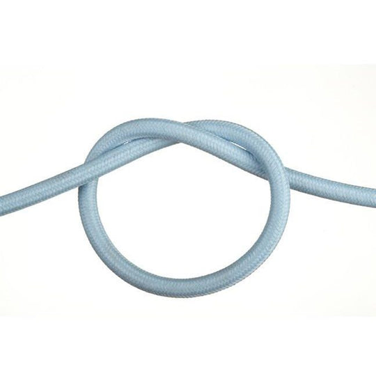 Baby Blue Round Fabric Cable