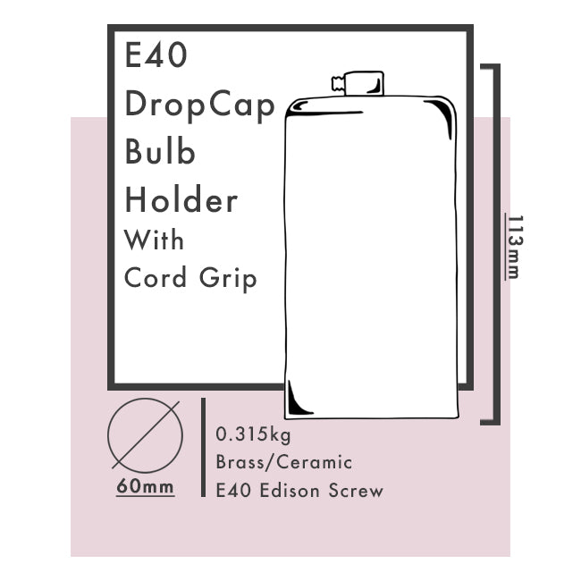 E40 Large Edison Screw Bulb Holders