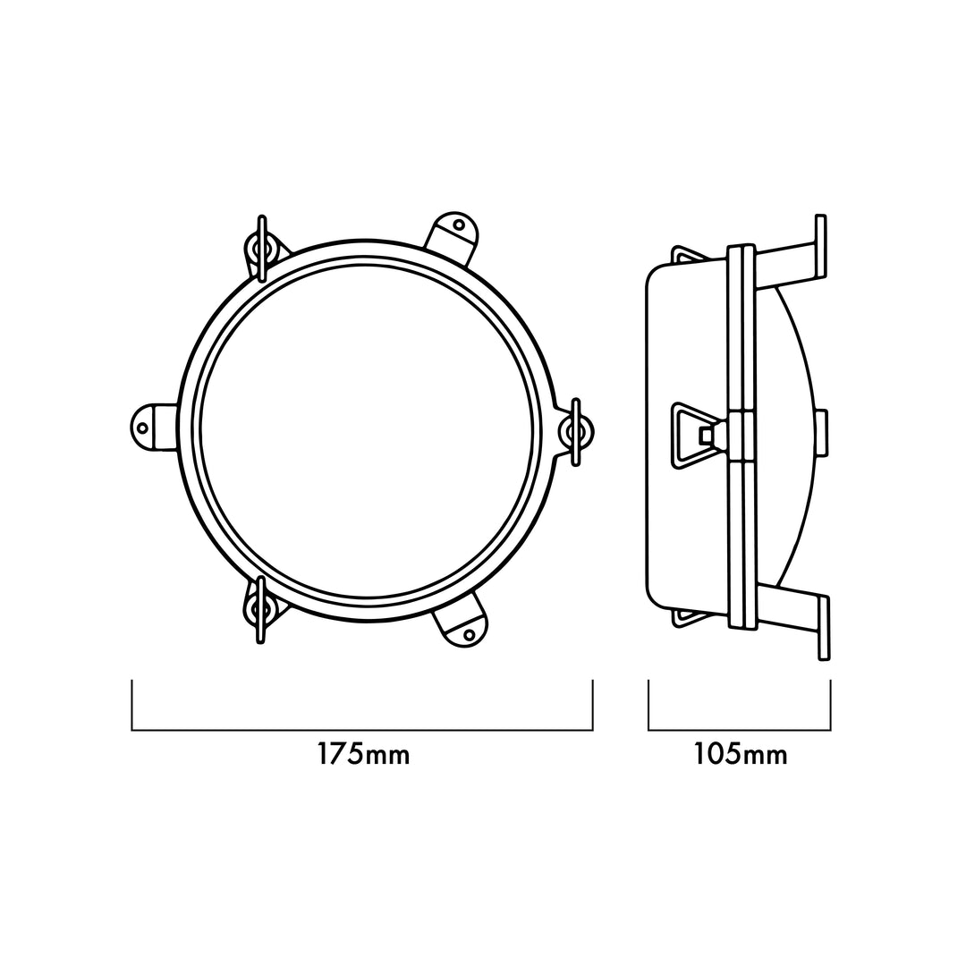 Brass Port Hole Bulkhead