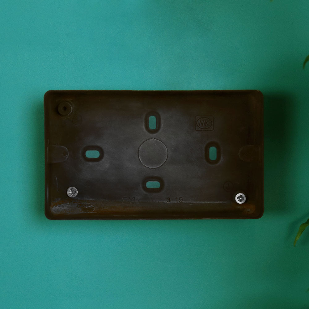 Antique Brass Double Back Box