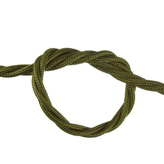 Green Twisted Fabric Cable