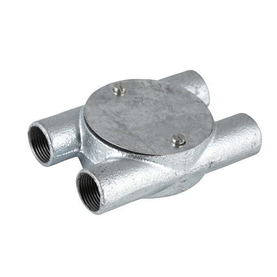 20mm Conduit H Box - Galvanised