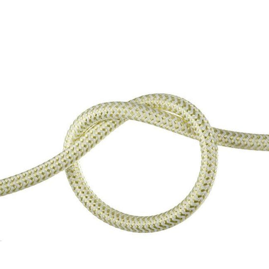 Pale Green and White Round Fabric Cable