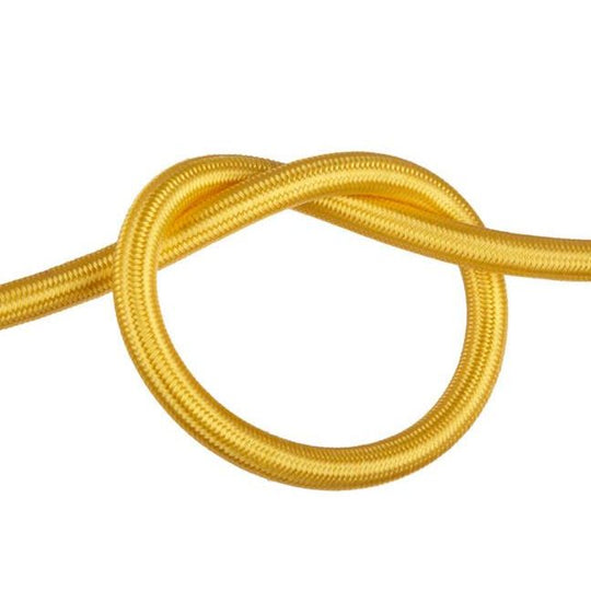 Yellow Round Fabric Cable