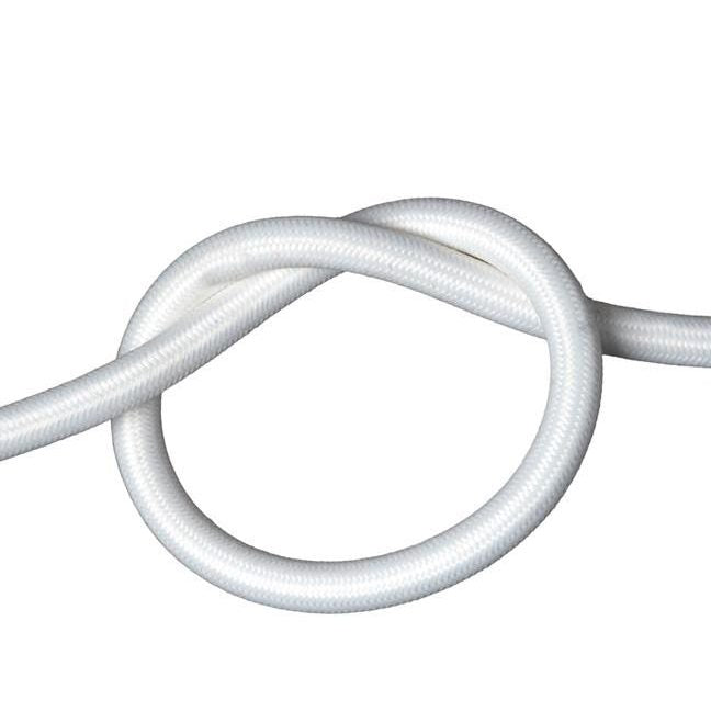 White Round Fabric Cable