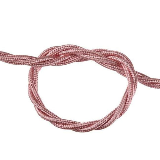 Light Pink Twisted Fabric Cable