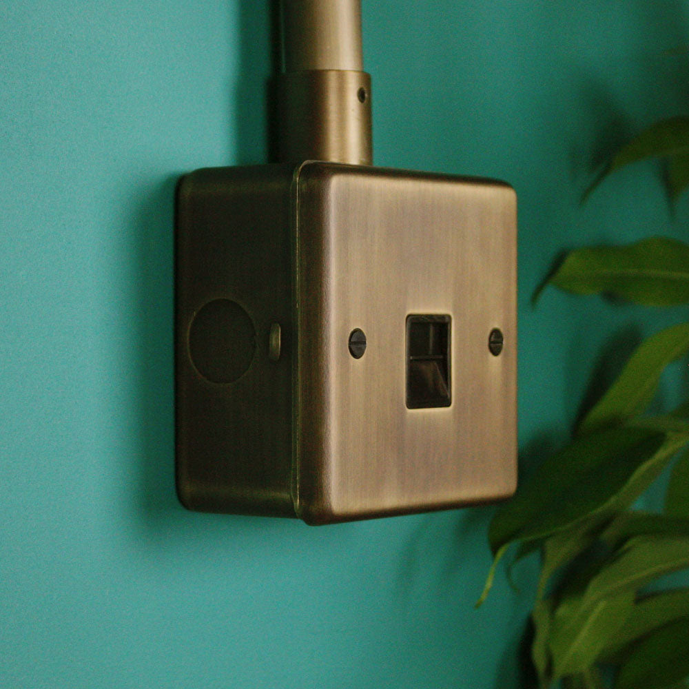 Antique Brass Primary Telephone Socket