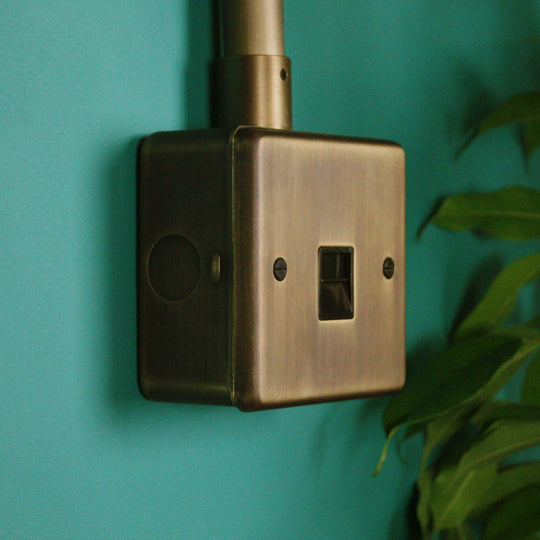 Antique Brass Primary Telephone Socket
