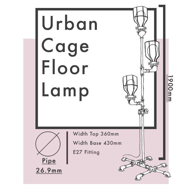 Urban Cage Floor Lamp