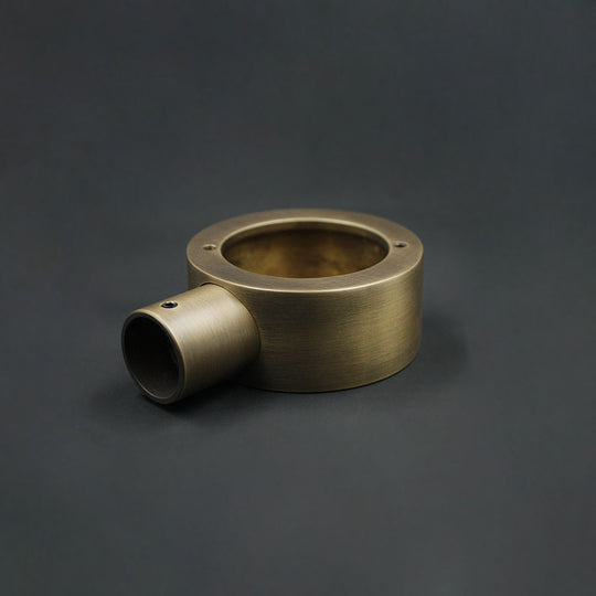 20mm Conduit End Box - Antique Brass