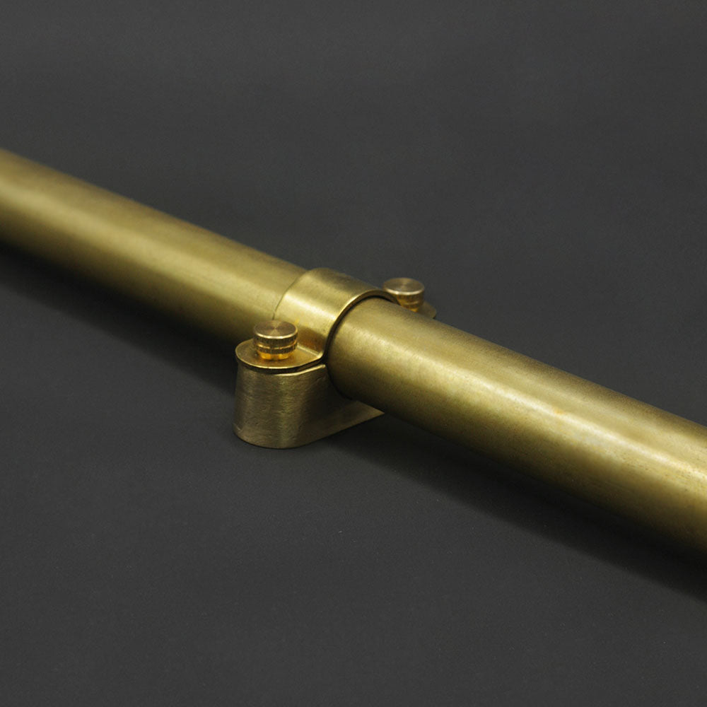20mm Conduit Saddle - Raw Brass