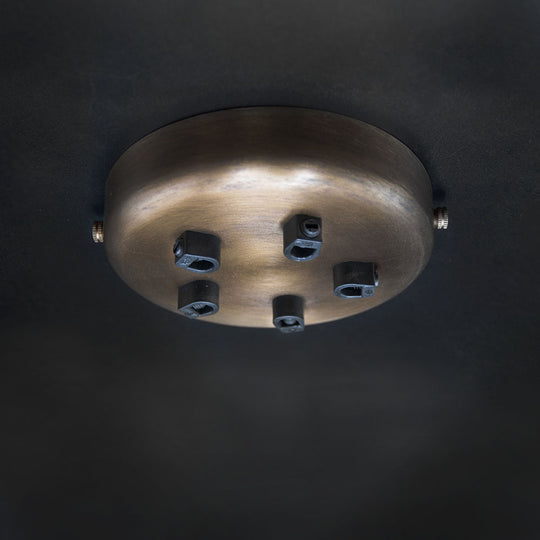 Multi Outlet Ceiling Roses - Brushed Antique