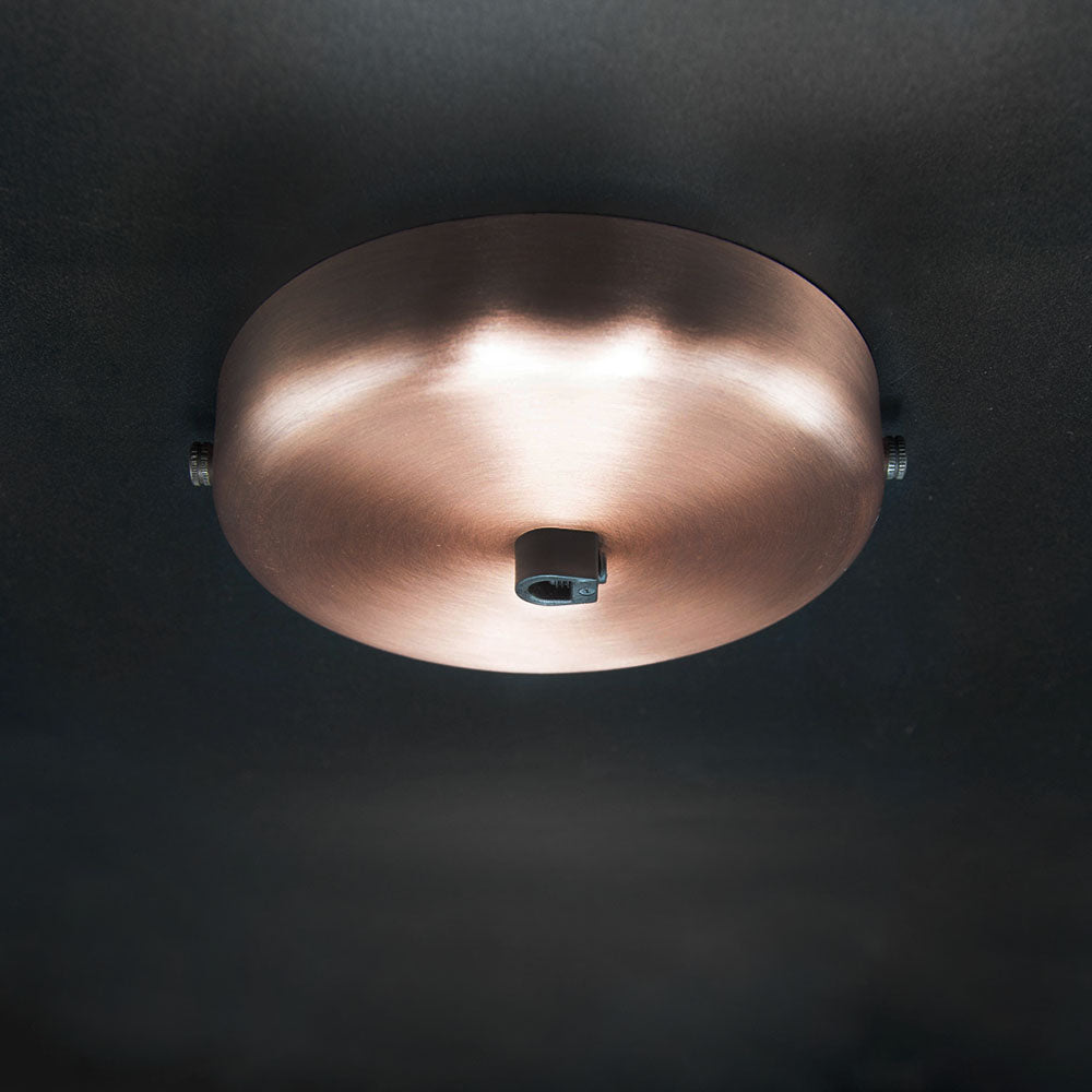Multi Outlet Ceiling Roses - Brushed Copper