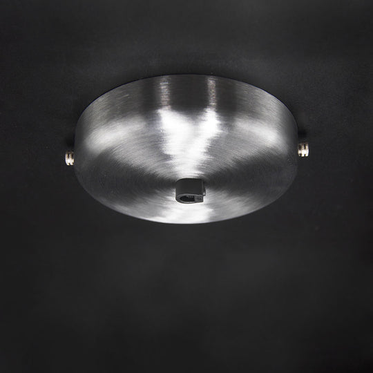 Multi Outlet Ceiling Roses - Brushed Steel