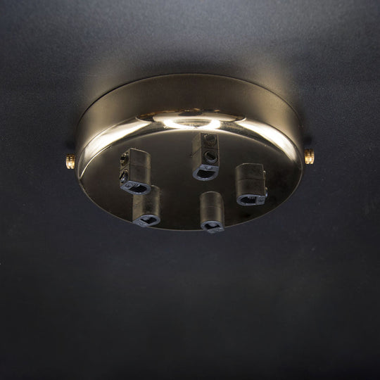 Polished Brass 5 Bulb Cluster