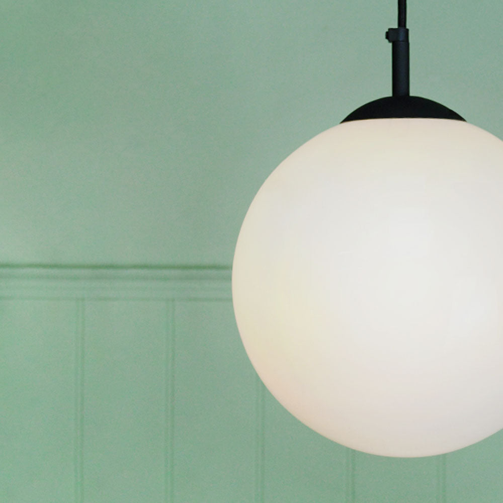 Opaline Shade Pendant Set - Large